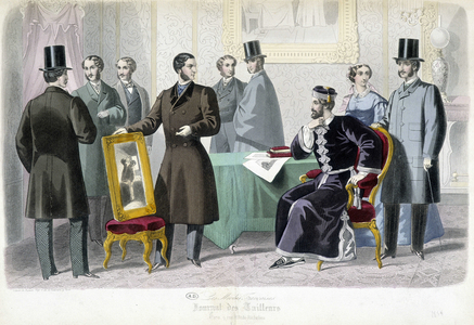 Male models, “” Journal of tailors””, 1854