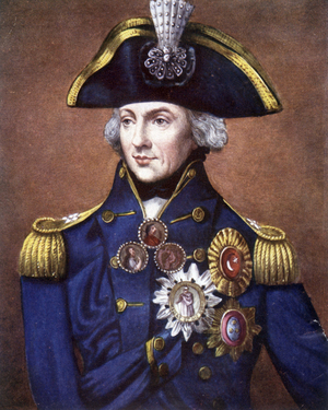 Portrait of Admiral Nelson (1758 - 1805), British Admiral.
