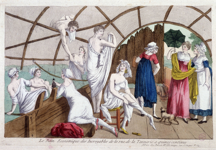 The economic bath of the incredible (15 cents), rue de la tannerie, early 19th century, Carnavalet.