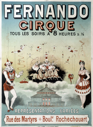 Cirque Fernando - Poster, late 19th century