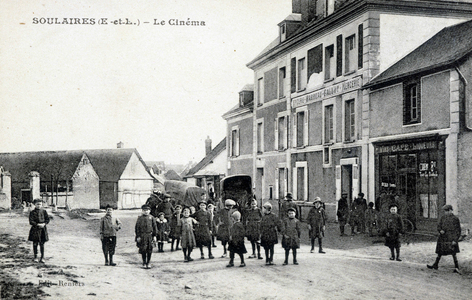 Le cinema de Soulaires - postcard, deb. 20th century
