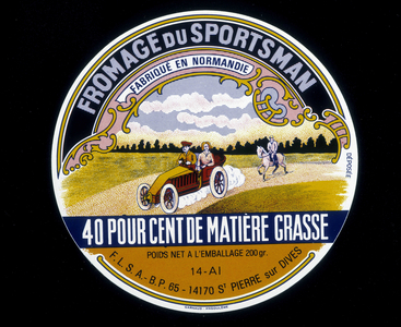 Label of "Sportsman Cheese"