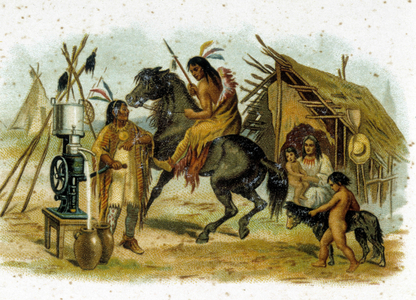 Advertising label for Alfa-Laval milk separator