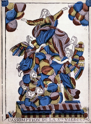 Assumption of the Virgin, c. 1820 (Epinal print)