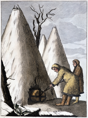 Funeral for the Samoyds of Asia (Mongolia), deb. 19th century