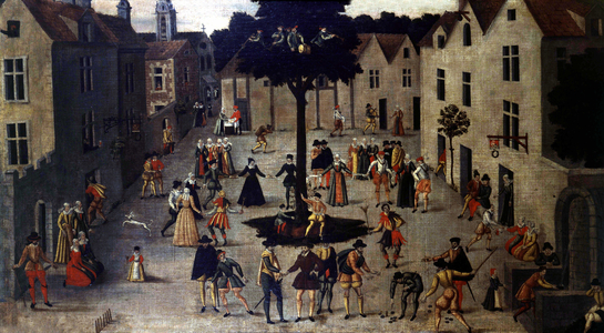 Fête de Mail, anonymous 16th century. Musee Carnavalet in Paris
