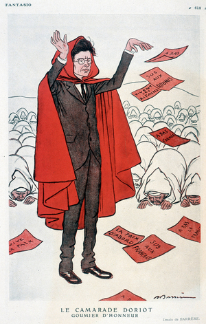 Le comrade Jacques Doriot, goumier d'honneur - by Barrère, in “” Fantasio”” of 07/07/1925