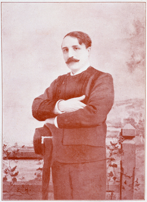 Portrait of Théodore Botrel - in "Chansons des clochers-à-jour", 1912
