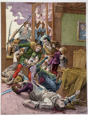 Scene during the Grande Jacquerie in 1358