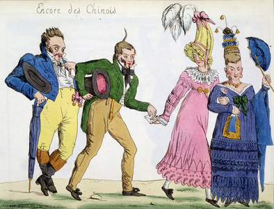 Celibatary woman discreetly giving a sweet word to a Chinese.