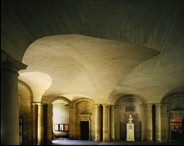 Vestibule of the Hotel de Ville in Arles, France.
