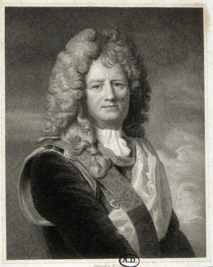 Portrait of Vauban - a painting of Le Brun, 19th century