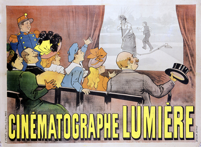 Poster for the cinematographer of the brothers Light for the film “The watered sprinkler”, late 19th century