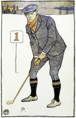 Calendar: “” Golf Calendar”” by Edward Penfield, 1899