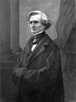 Portrait of Berlioz after Nadar - in “” Contemporary Portraits””, 1861.