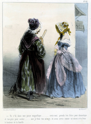 Caricature - in ""Madeleines"" par Cham, v.1870-1880