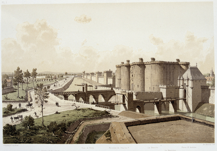 La Bastille, 1420 - in “Paris à travers les ages””, 19th century