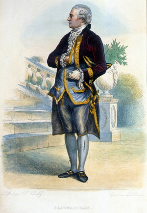 Beaumarchais - in “Le Plutarque francais”, Ed. Mennechet, 1844-1847