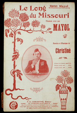 Le Along du Missouri - Song created by Mayol, 1912
