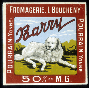 Cheese label "Barry"