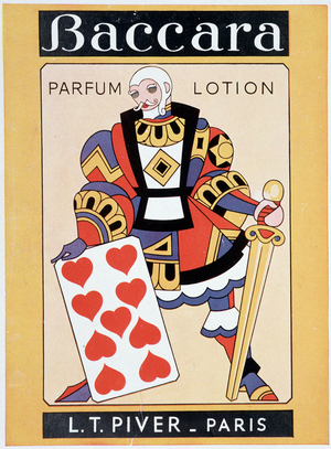 Advert of fragrance and lotion Baccara - May-June 1947