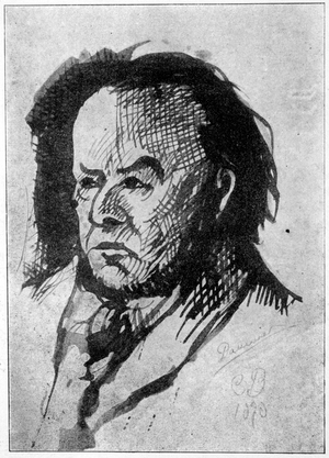 Portrait of Daumier by Charles Baudelaire in 1890: The autograph manuscript of Charles Baudelaire - paris, Auguste Blaizot, 1927
