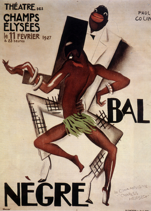 Bal Negre at the Champs-Elysees Theatre, 11/2/1927 (poster)