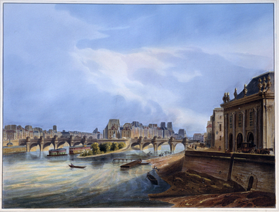 Vue du Pont Neuf - in “” Paris en 1837” by Arnout