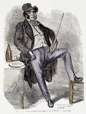 Portrait of Vautrin (character inspired by Vidocq) - in “” Splendors and Miseries of Courtesans””” by Balzac.