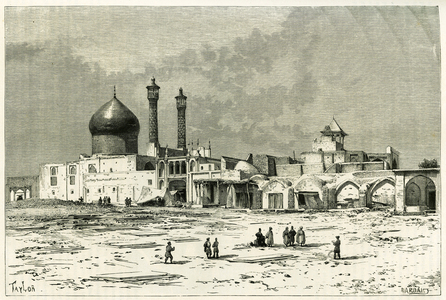 The tomb of Fatma at Koum, etched by Taylor, after a photograph, 19th century (engraving)