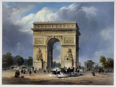 Arc de Triomphe - by Arnout, 1837