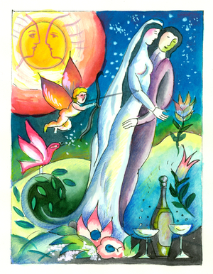 Marriage, 2000 (w/c on paper)