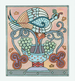 Libra, 1999 (gouache on paper)