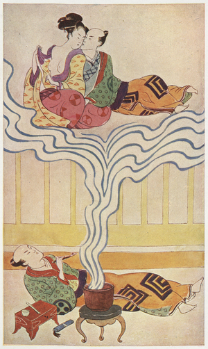 Opium dream, illustration from 'Sittengeschichte des Lasters', Leo Schidrowitz, Verlag fur Kulturforschung, Vienna and Leipzig, 1927 (b/w photo)