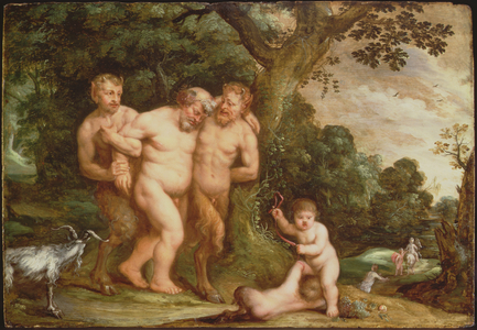 The Drunken Silenus (oil on panel)