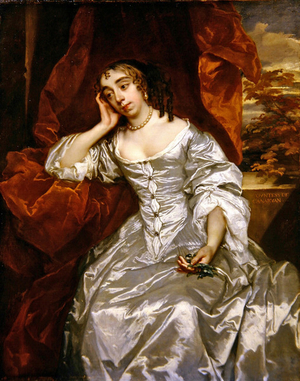 Portrait of Elizabeth Capel Countess of Carnarvon, c.1662 (oil on canvas)