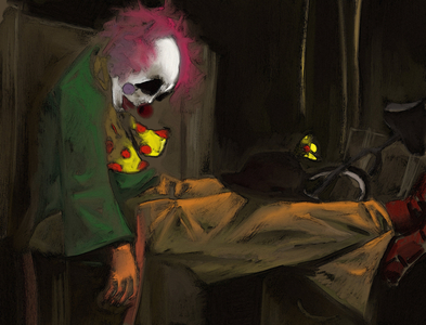 Sleeping clown