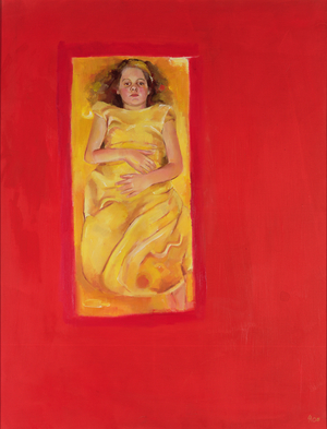Girl in bed, 2004 (oil on canvas)