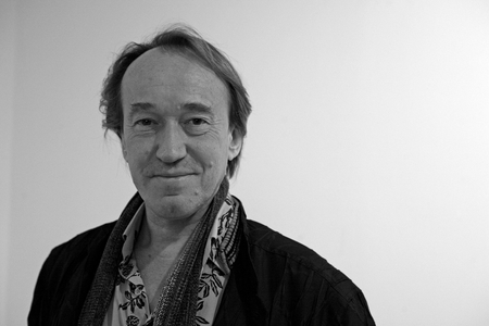 Portrait of Patrick Blanc, researcher at the CNRS, in the Suzanne Tarasieve gallery in Paris in 2008.