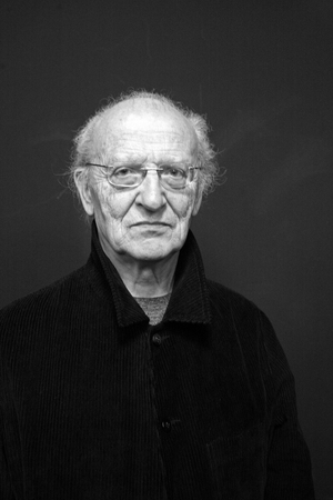Portrait of Jean Giraud (Gir, Moebius), French cartoonist and scenarist. 36th Angouleme International Film Festival 2009.