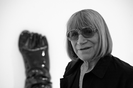 Portrait of Nicola L., French artist. Opening of the exhibition elles@centrepompidou. Centre Georges Pompidou, Paris on May 25, 2009.