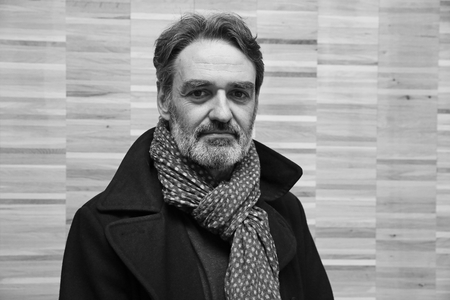 Philippe Dupuy, French cartoonist and scenarist. Opening of Drawing Now. Carreau du Temple, Paris on March 25, 2014.