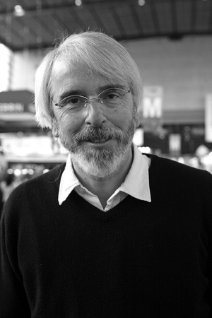Portrait of Philippe Delerm, French writer. Paris Book Fair, 2009.