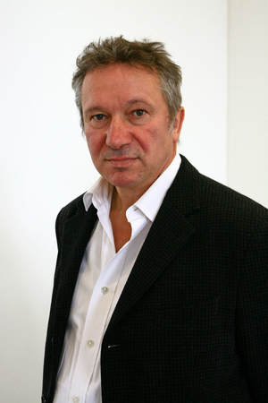 Portrait of Norbert Prangenberg, German sculptor. Opening of the exhibition Norbert Prangenberg. Galerie Karsten Greve in Paris on September 9, 2006.