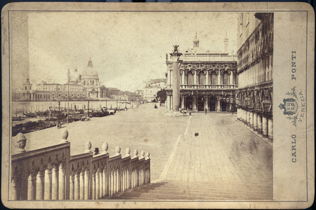Venetie, Venice: The bay and the bridge of the Paglia, 1885