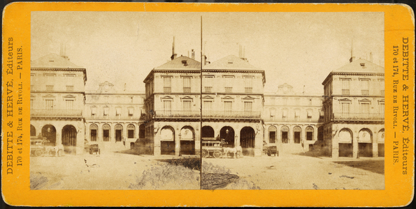 Paris: Gare Saint Lazare, Gare de l'Ouest, 1865 - debitte et herve, editors, 170 et 174 rue de rivoli, paris