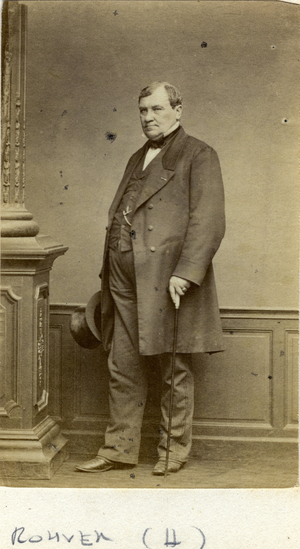 France, Languedoc-Roussillon (Languedoc Roussillon), Herault (34): Portrait of M. Rohver Depute de l'Herault, 1865