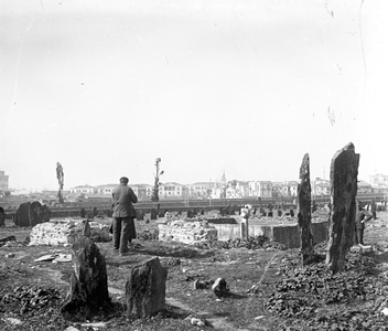 Greece, Thessaloniki or Salonica: A Muslim cemetery, 1916