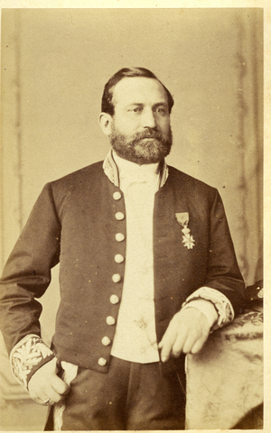 France, Corsica, South Corsica (2A): Portrait of Severin Paul Abbatucci (1821-1888), Depute of Corsica