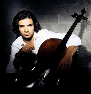 Portrait of Gautier Capucon (born 1981), French cellist. Chambery, August 2006.